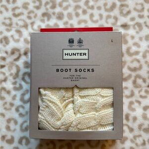 Hunter Cream Boot Socks